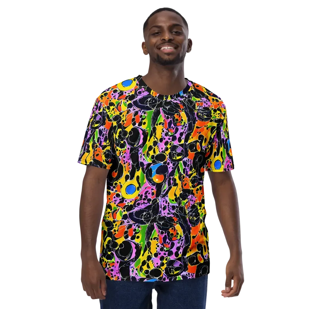 Amoeba Afterdark on Men's Crew Neck T-Shirt — Front