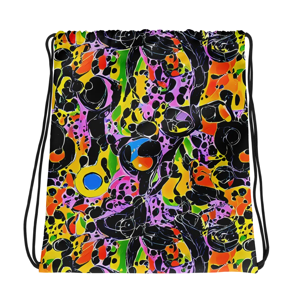Amoeba Afterdark on Drawstring Bag — Photo