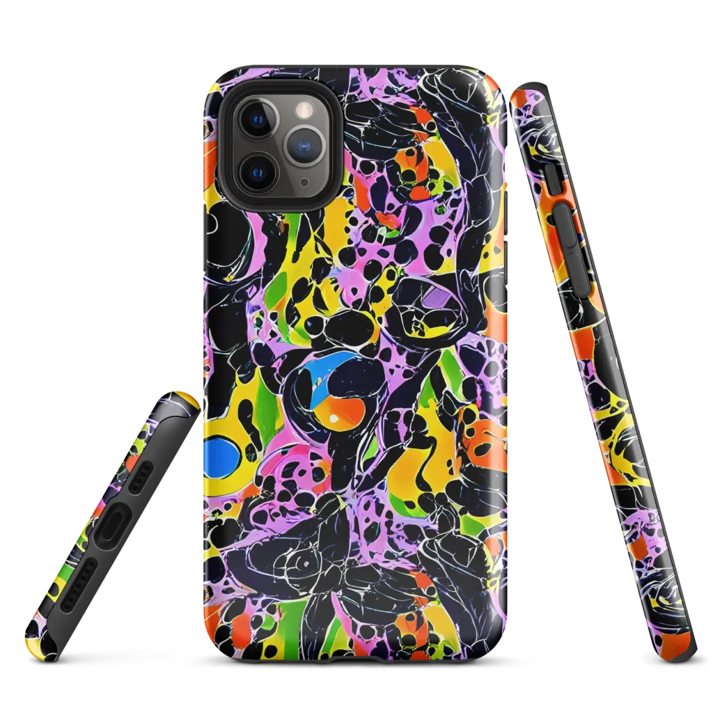 Amoeba Afterdark on Tough Case for iPhone® — Front
