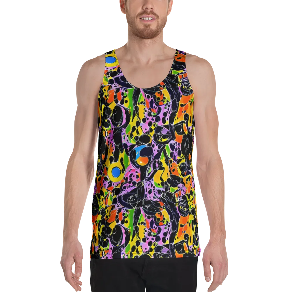 Amoeba Afterdark on Men's Tank Top — Front