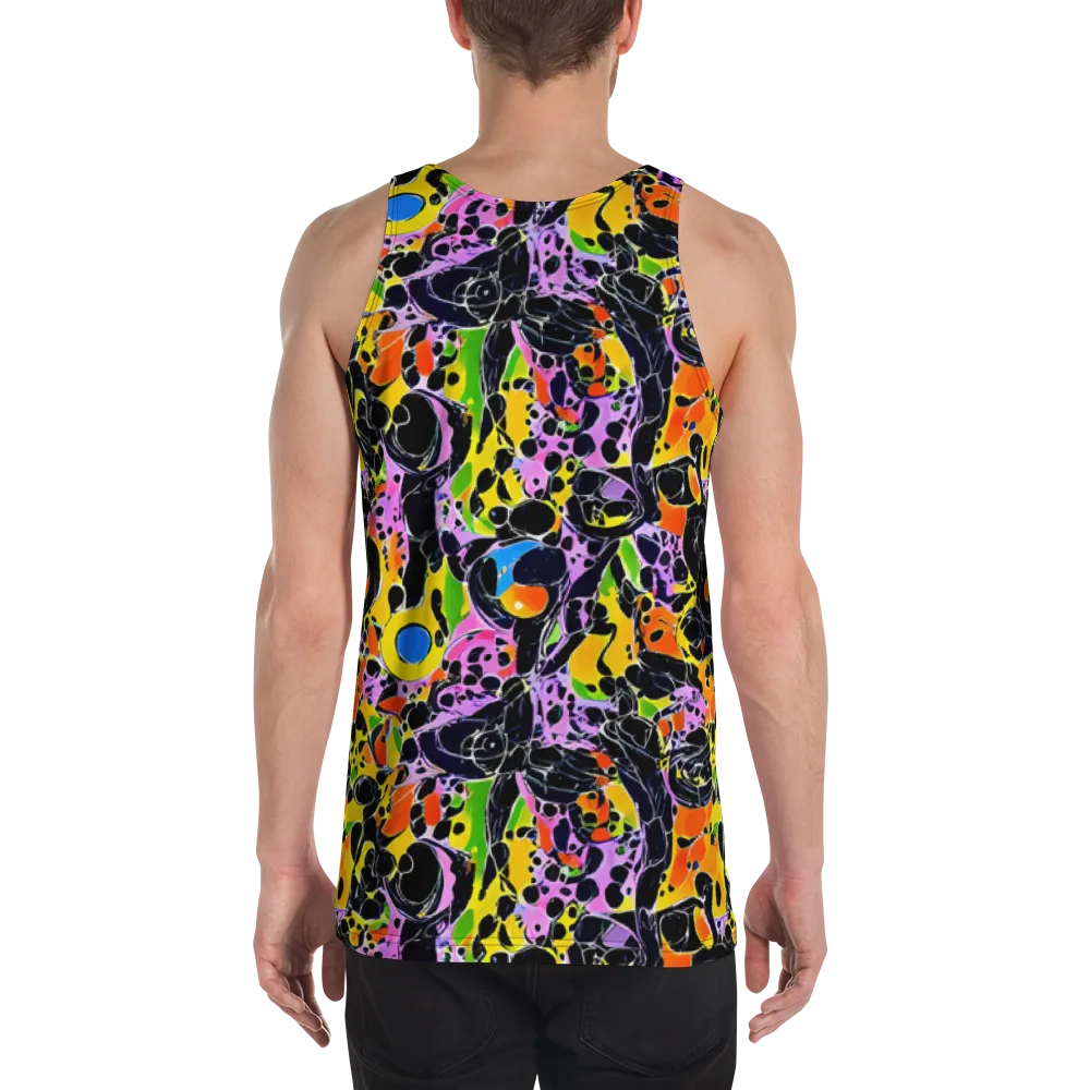 Amoeba Afterdark on Men's Tank Top — Back