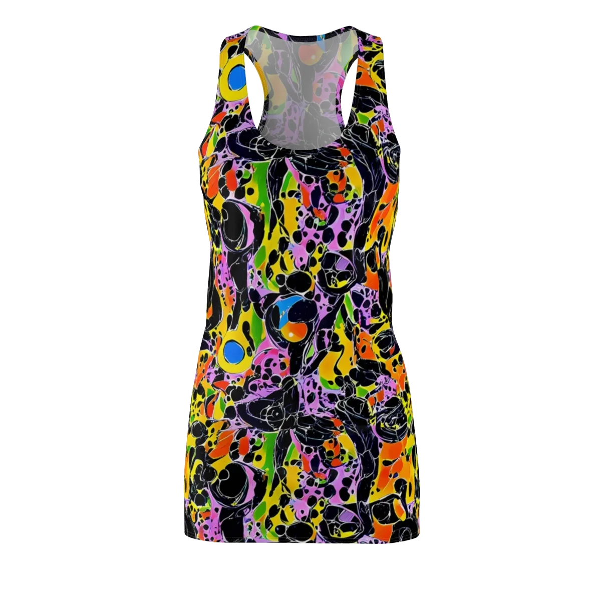 Amoeba Afterdark on Racerback Dress — Front