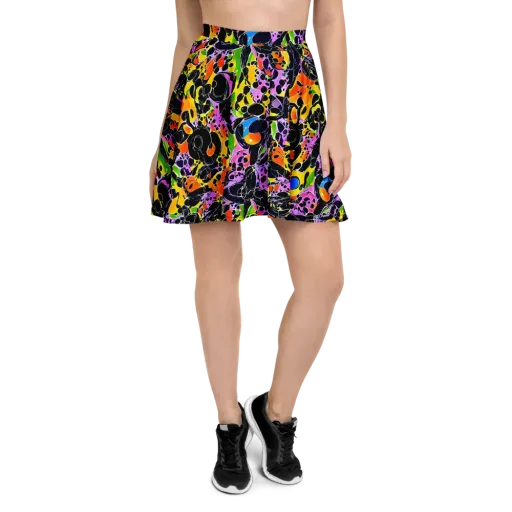 Amoeba Afterdark on a Skater Skirt
