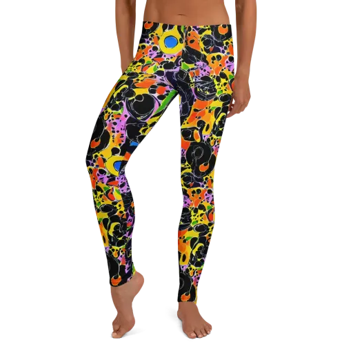 Amoeba Afterdark on a Leggings