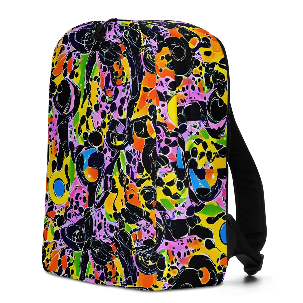 Amoeba Afterdark on Minimalist Backpack — Left