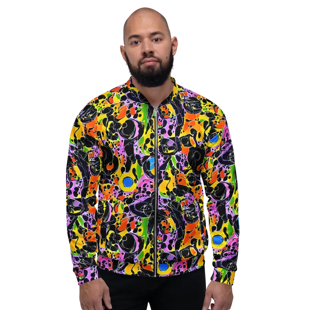 Amoeba Afterdark on Bomber Jacket — Front