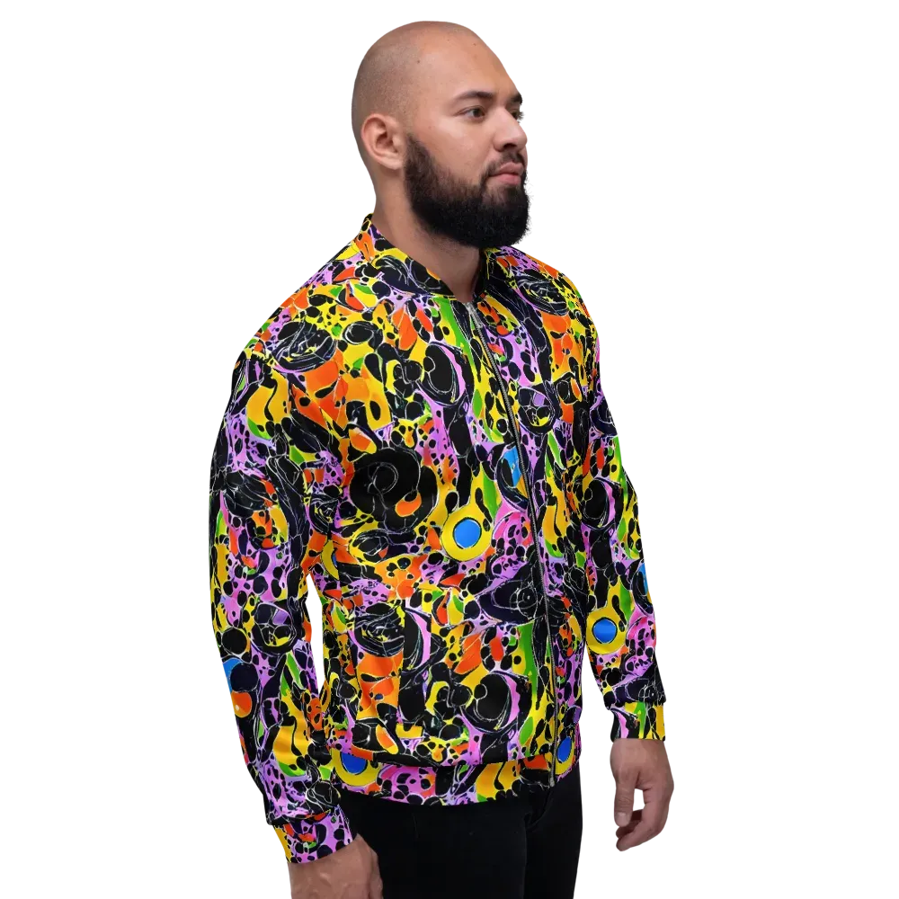 Amoeba Afterdark on Bomber Jacket — Right
