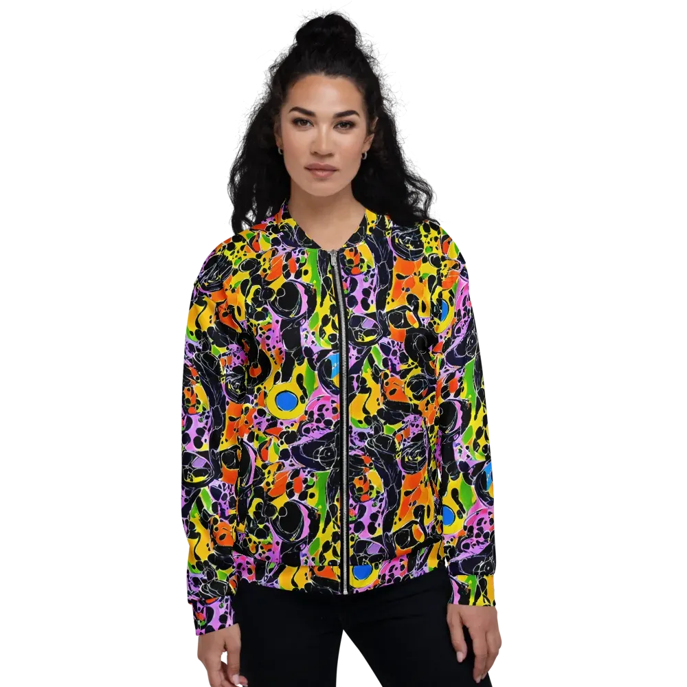 Amoeba Afterdark on Bomber Jacket — Front