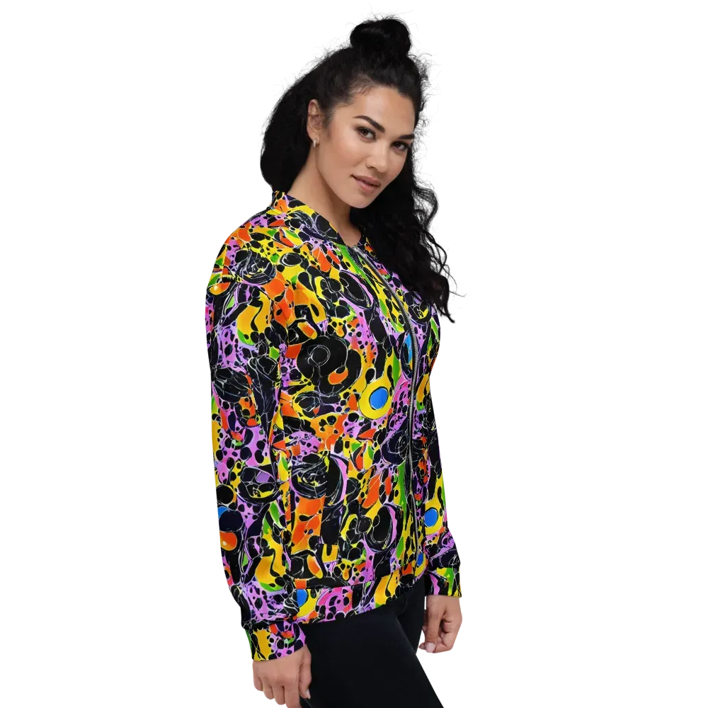 Amoeba Afterdark on Bomber Jacket — Right