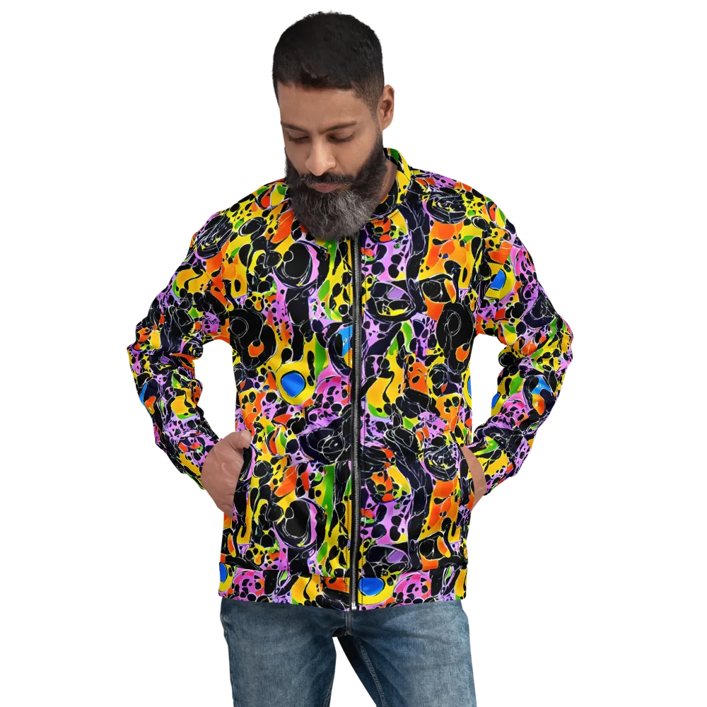 Amoeba Afterdark on Bomber Jacket — Front