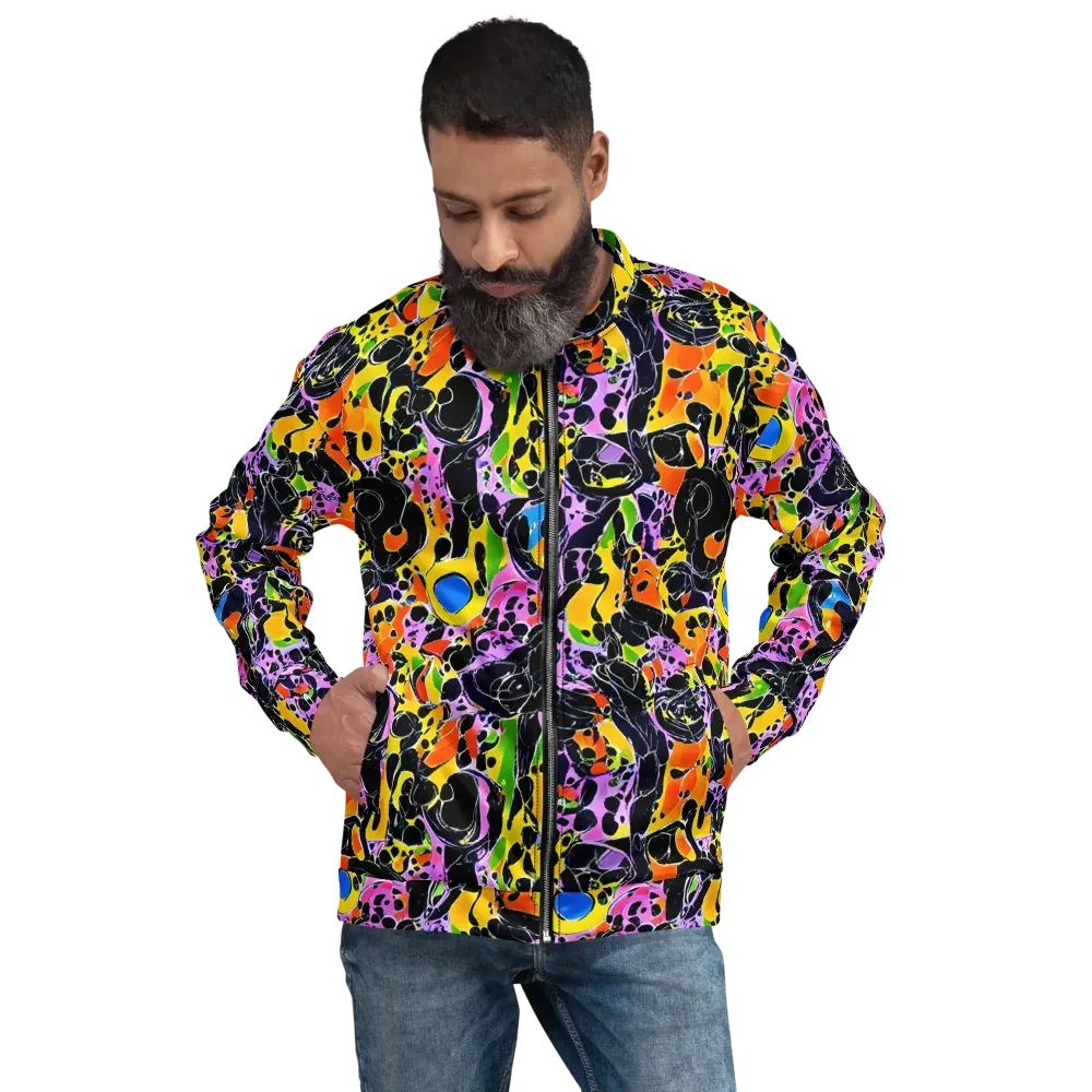 Amoeba Afterdark on Bomber Jacket — Front