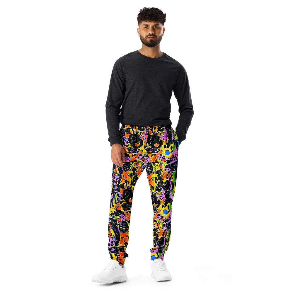 Amoeba Afterdark on Men's Joggers — Front