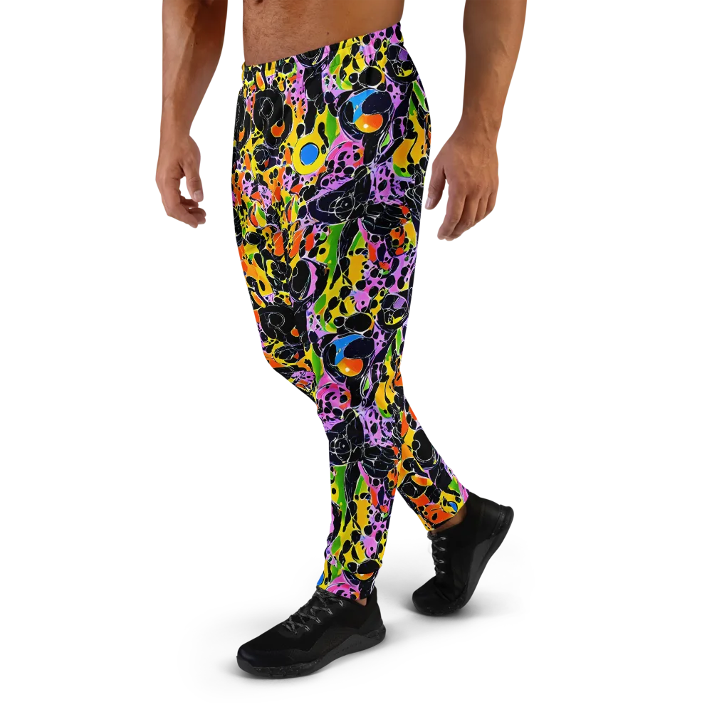 Amoeba Afterdark on Men's Joggers — Left