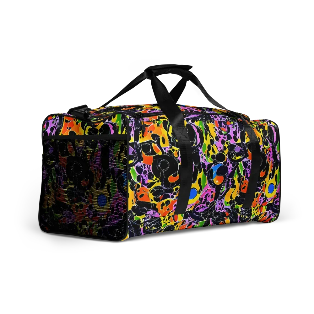 Amoeba Afterdark on Duffle Bag — Right Front