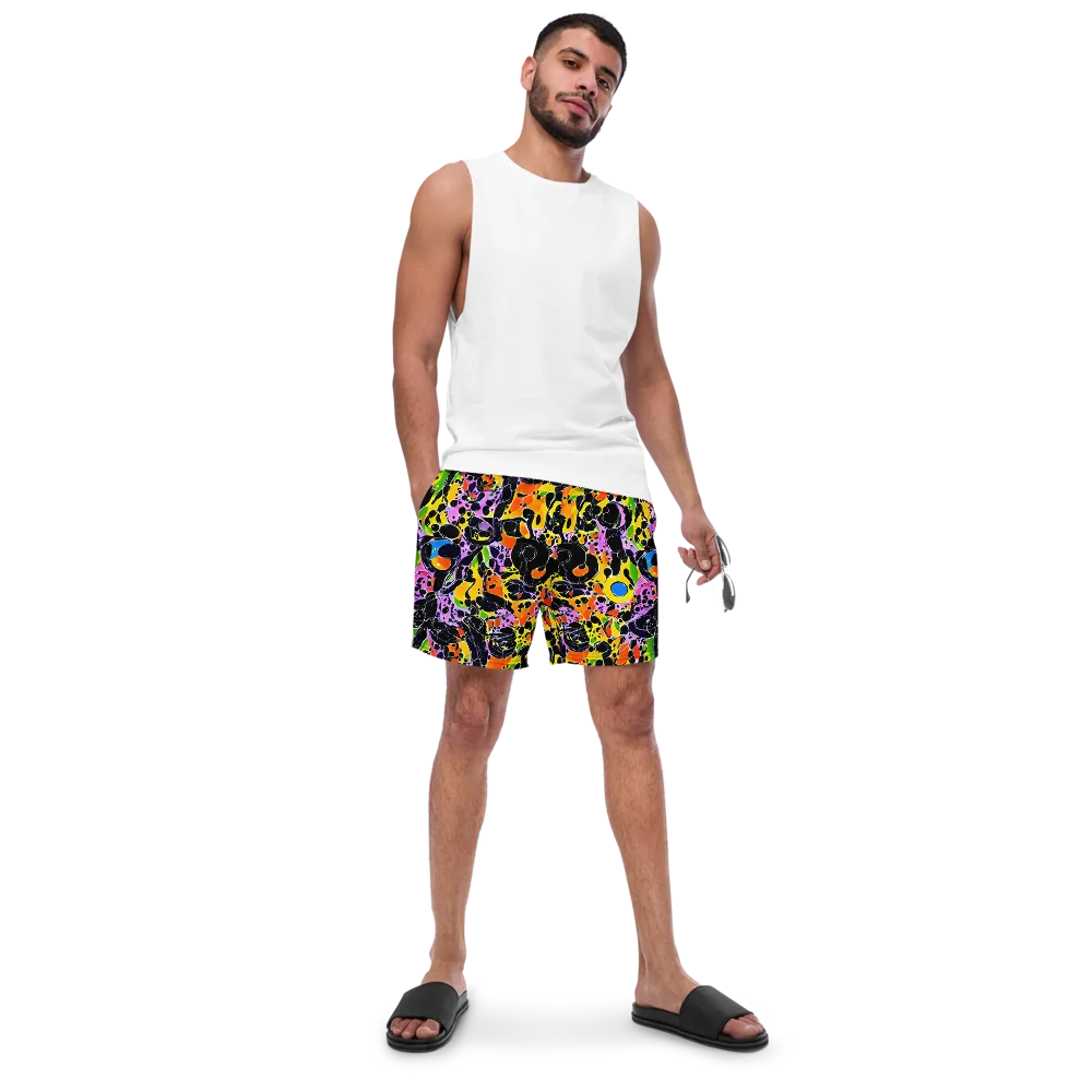 Amoeba Afterdark on Swim Trunks — Front