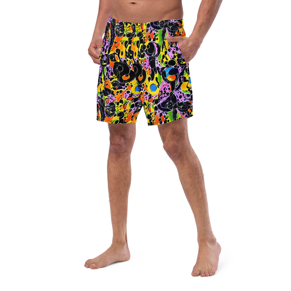 Amoeba Afterdark on Swim Trunks — Left Front