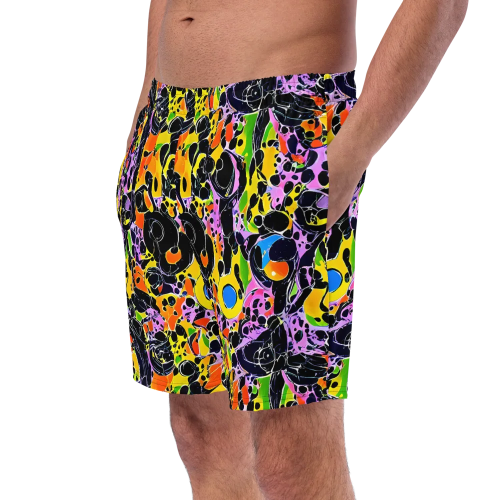 Amoeba Afterdark on Swim Trunks — Left Front