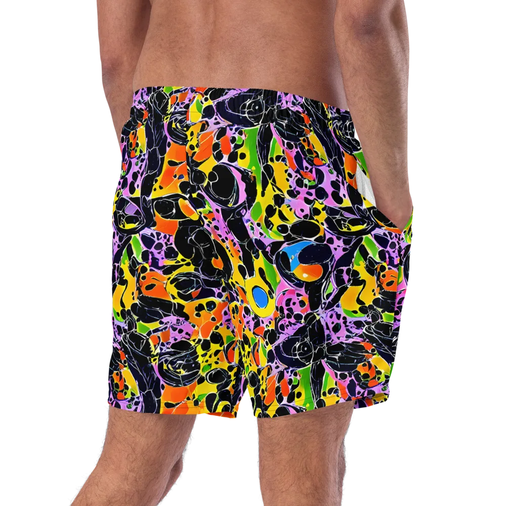 Amoeba Afterdark on Swim Trunks — Right Back