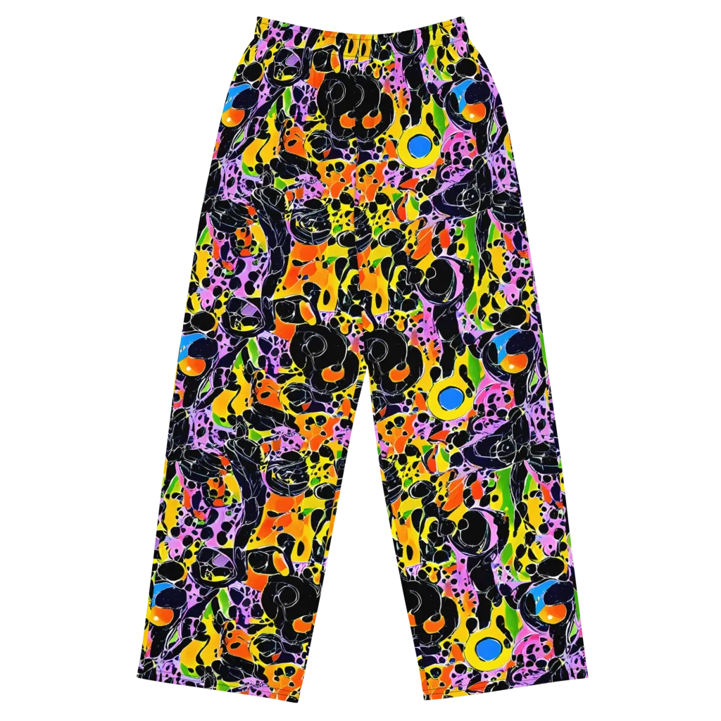 Amoeba Afterdark on Wide-Leg Pants — Front