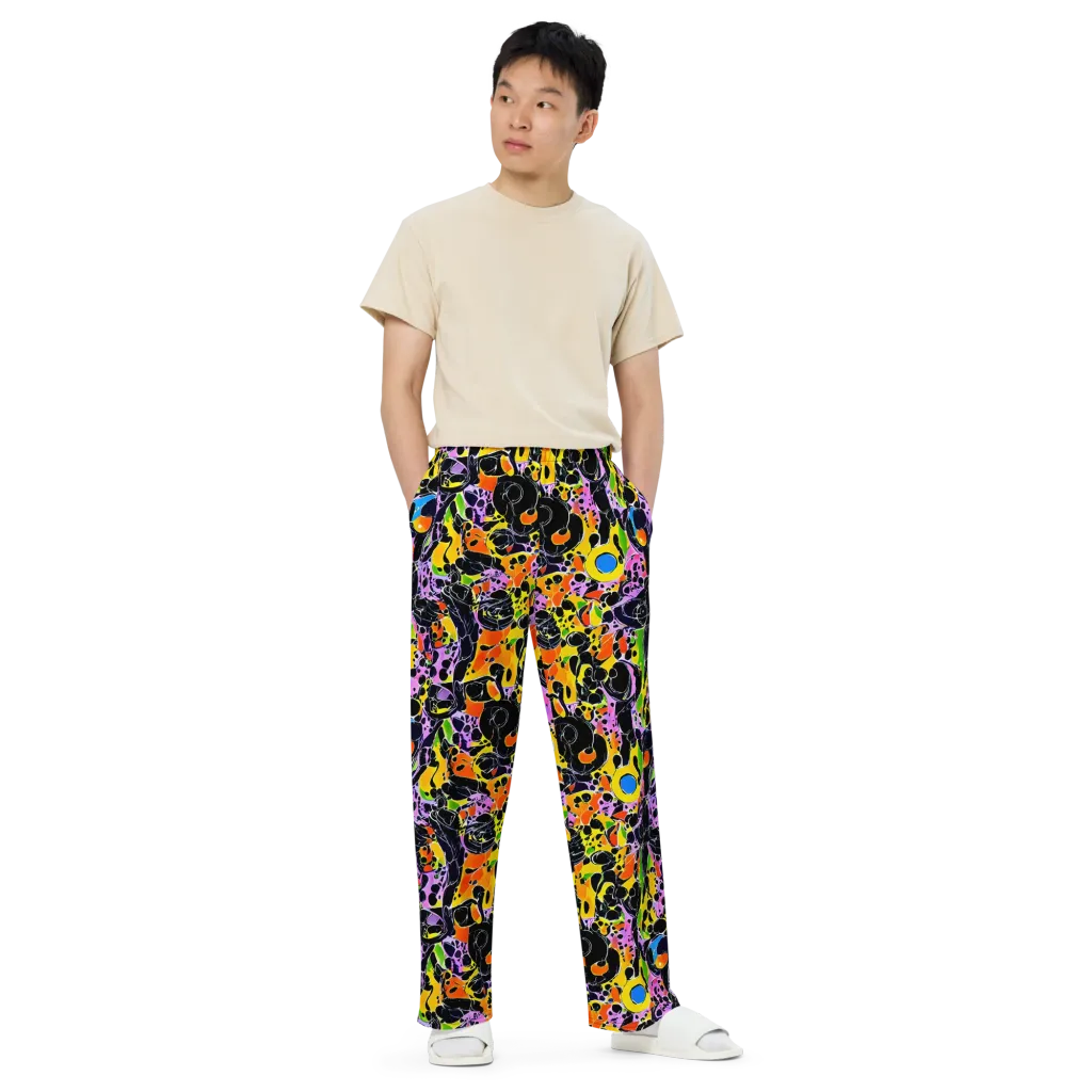 Amoeba Afterdark on Wide-Leg Pants — Front
