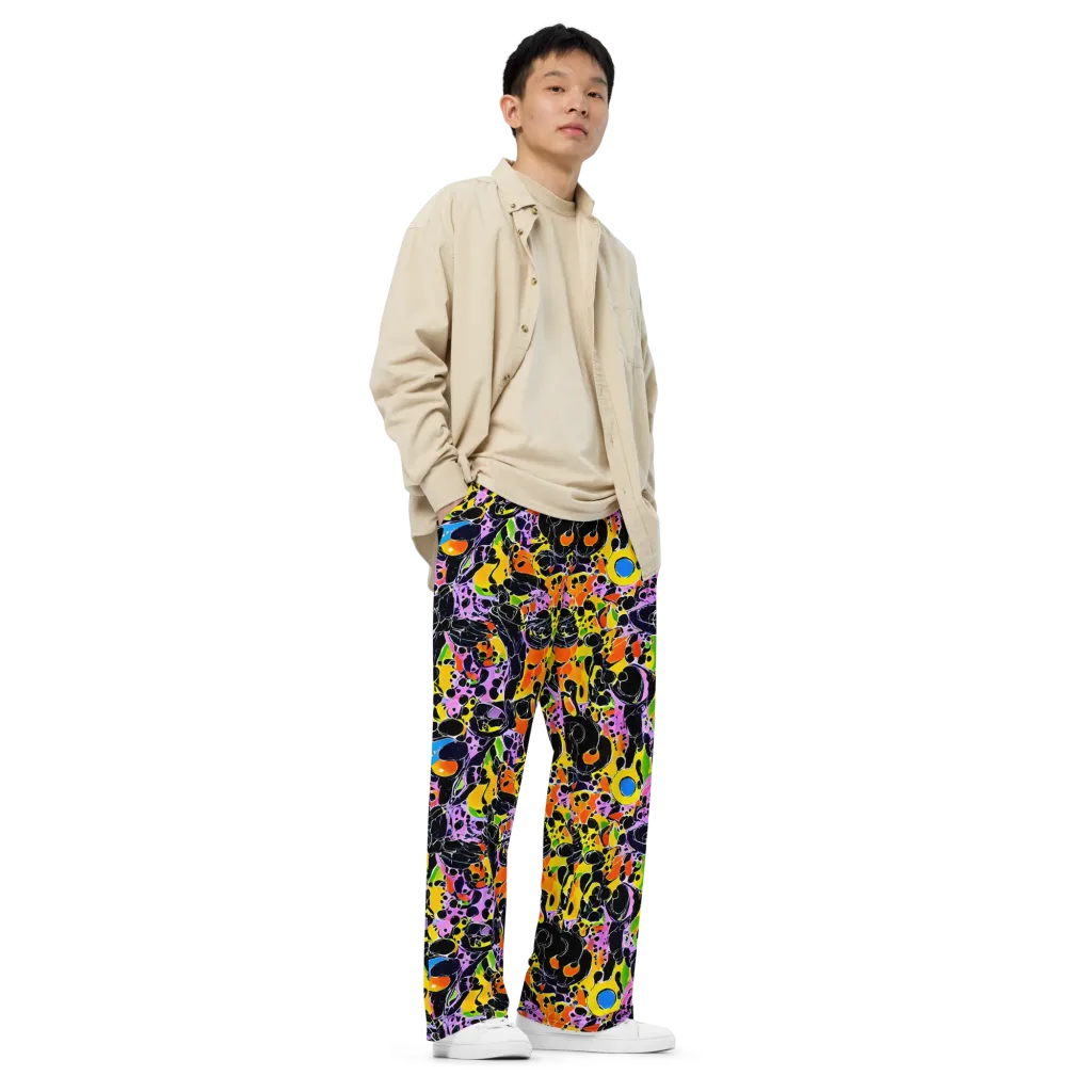Amoeba Afterdark on Wide-Leg Pants — Right Front