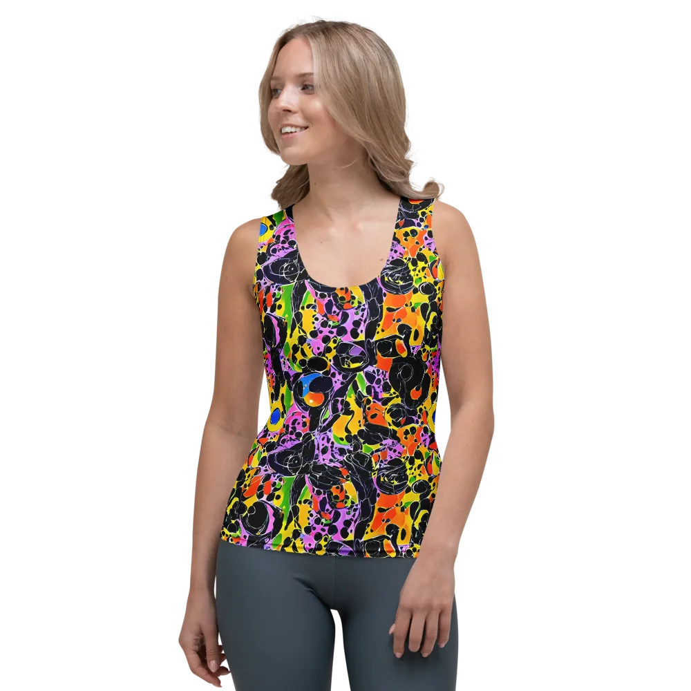 Amoeba Afterdark on Women's Tank Top — Front