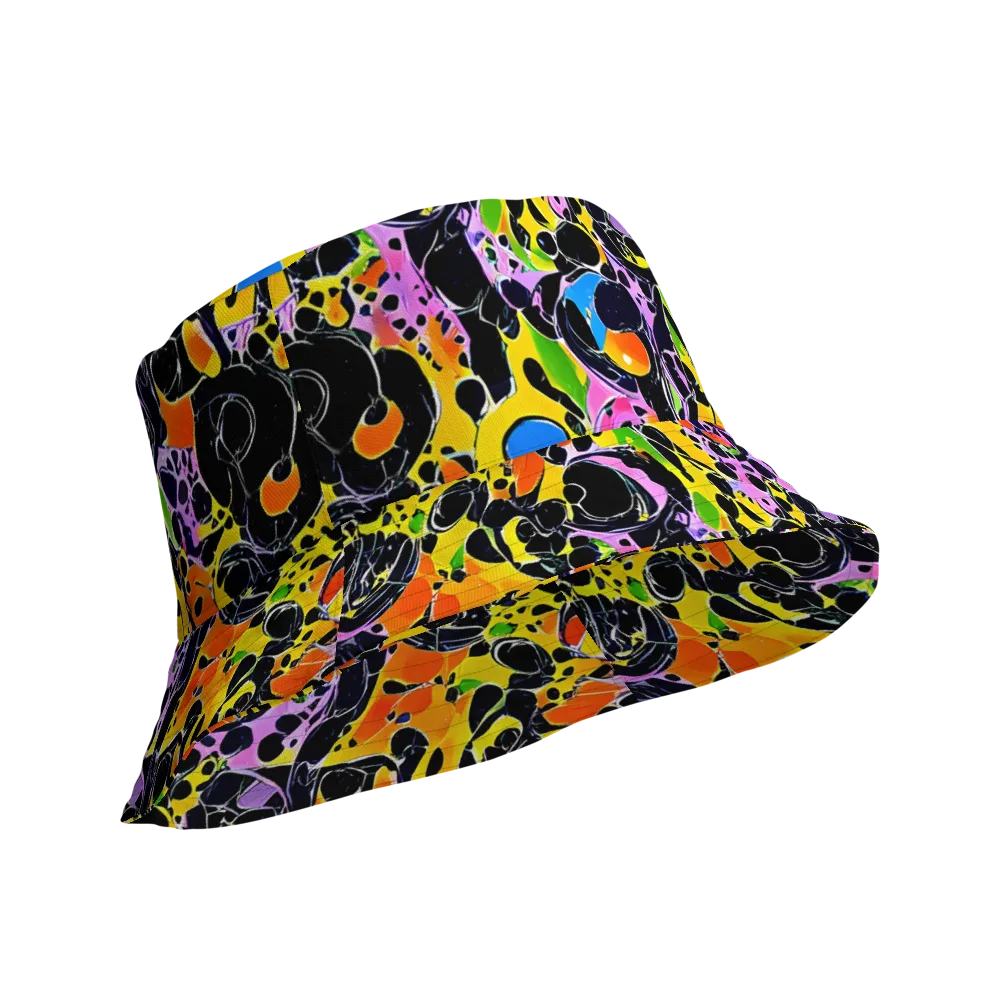 Amoeba Afterdark on Reversible Bucket Hat — Product details Outside