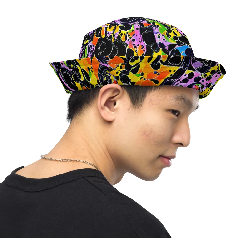 Amoeba Afterdark on Reversible Bucket Hat — Right Outside