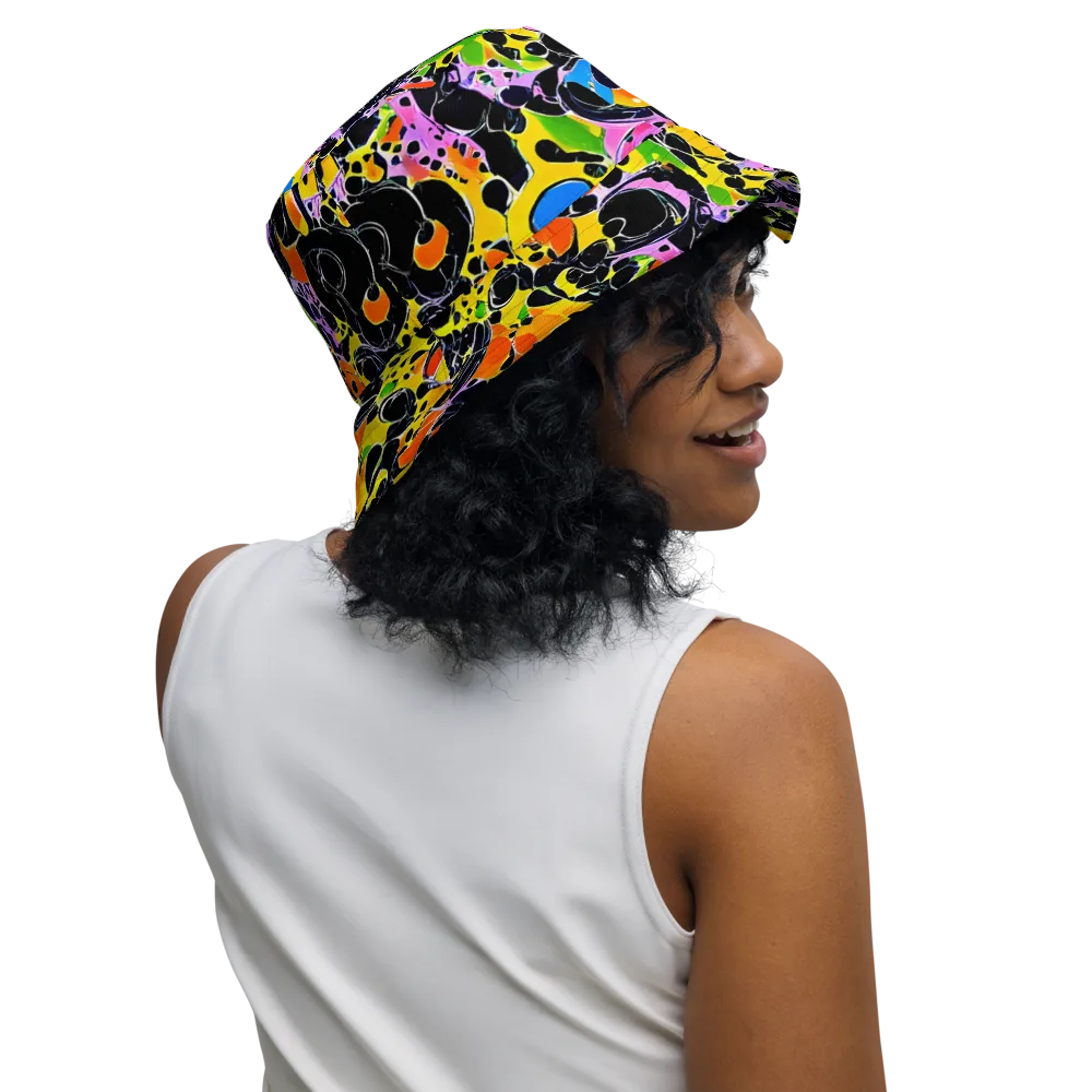 Amoeba Afterdark on Reversible Bucket Hat — Right Outside