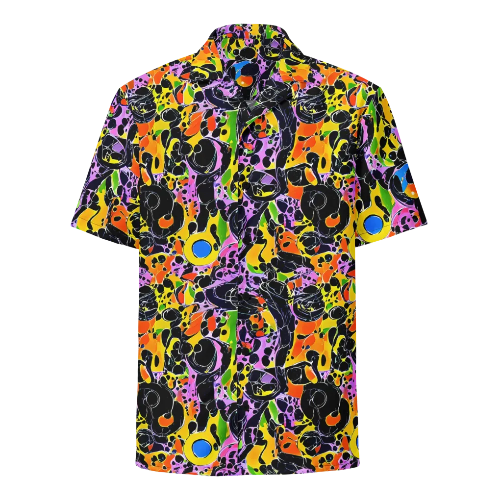 Amoeba Afterdark on Button Shirt — Front
