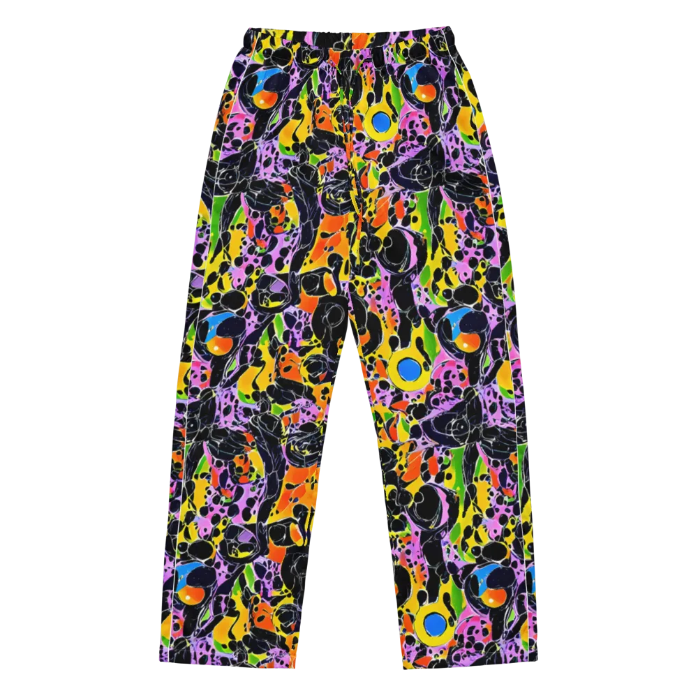 Amoeba Afterdark on Women's Pajama Pants — Front
