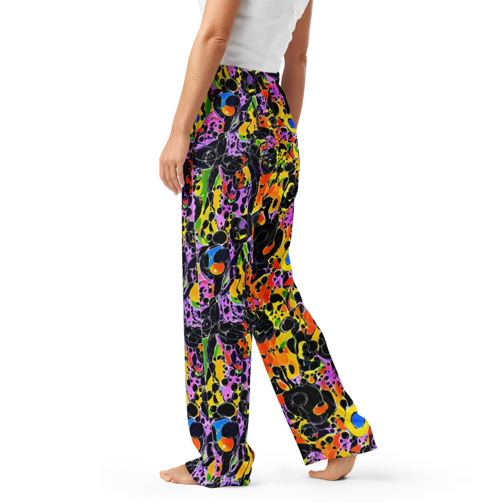 Amoeba Afterdark on Women's Pajama Pants — Left