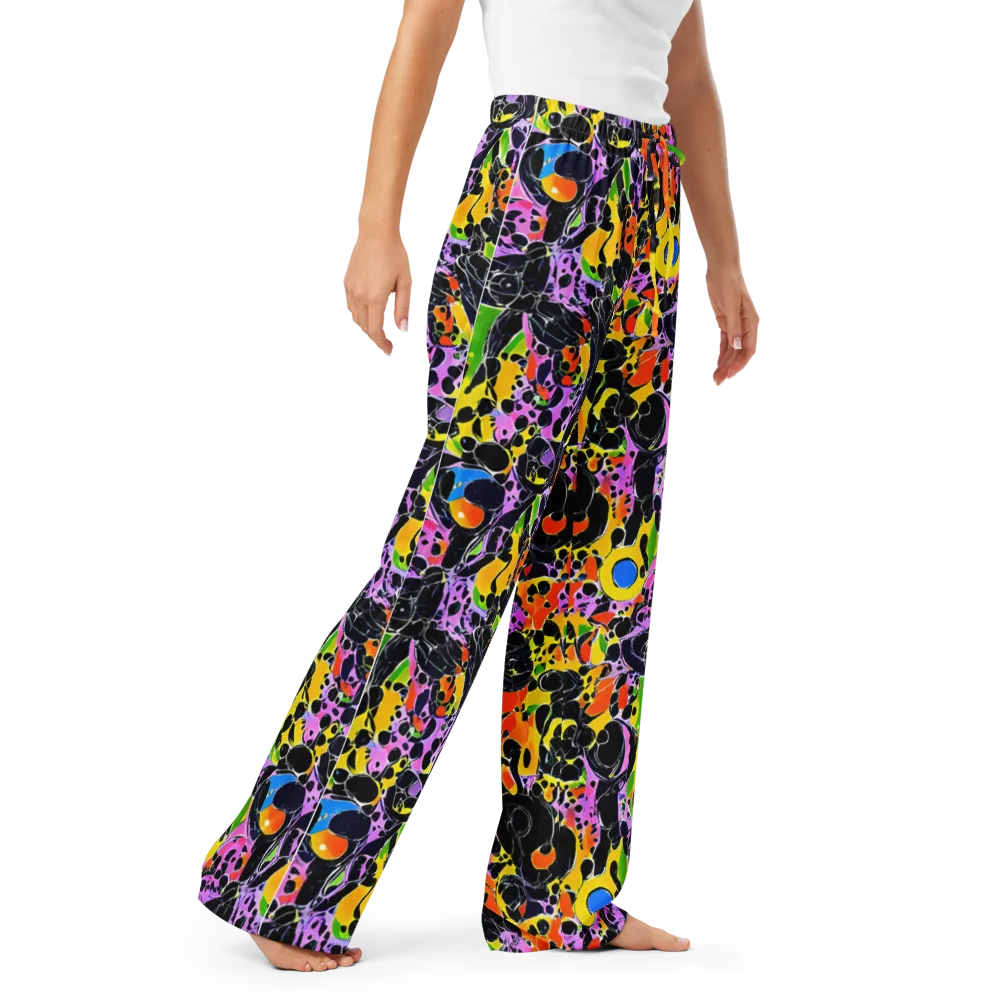 Amoeba Afterdark on Women's Pajama Pants — Right Front