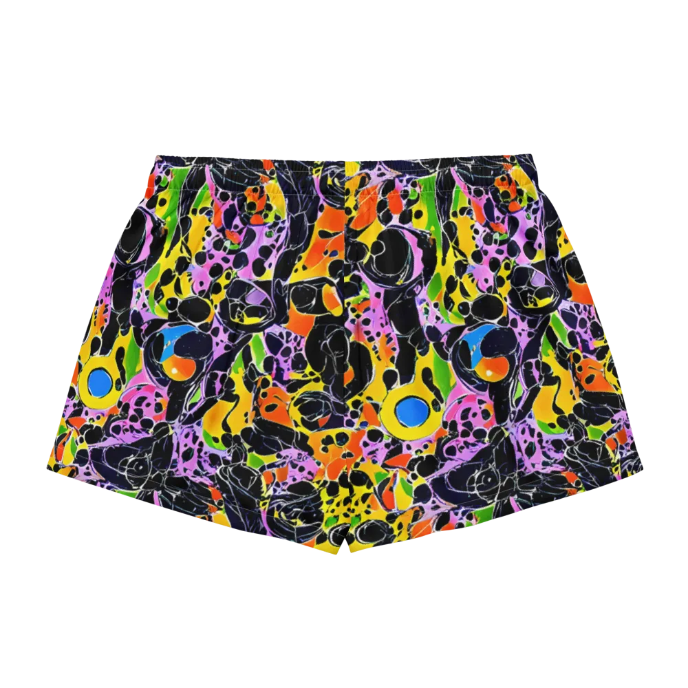 Amoeba Afterdark on Women's Pajama Shorts — Back