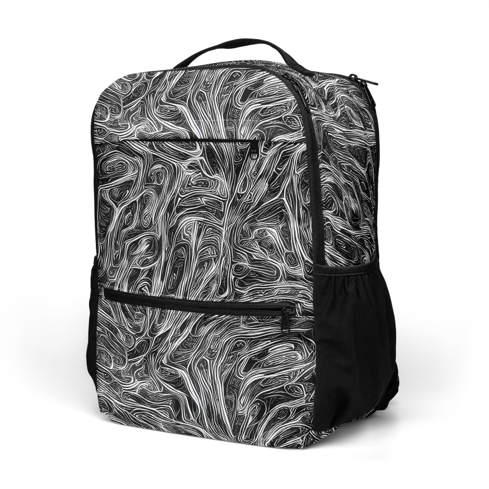 Liquid Timber on Utility Backpack — Left Front