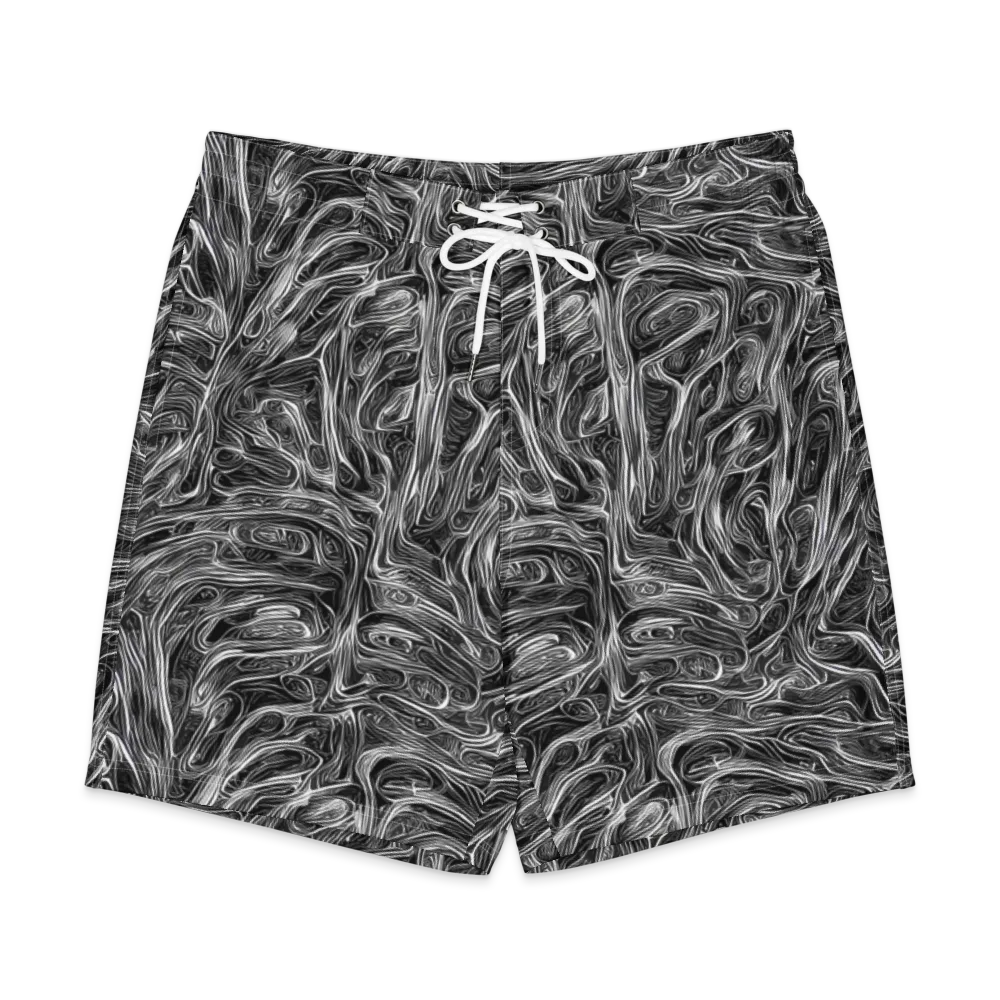 Liquid Timber on Men's Board Shorts — Front