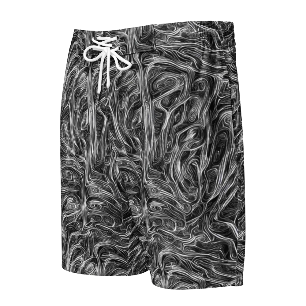 Liquid Timber on Men's Board Shorts — Front