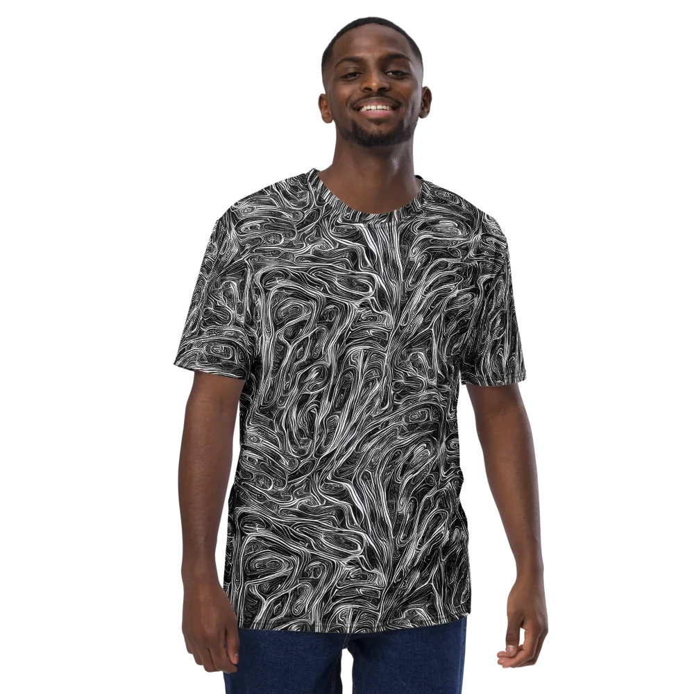 Liquid Timber on Men's Crew Neck T-Shirt — Front