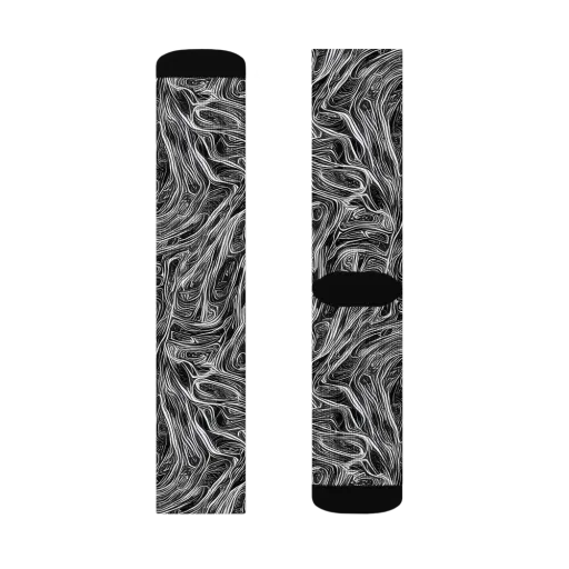 Liquid Timber on a Socks