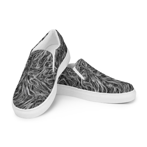 Liquid Timber on a Women's Slip-On Canvas Shoes