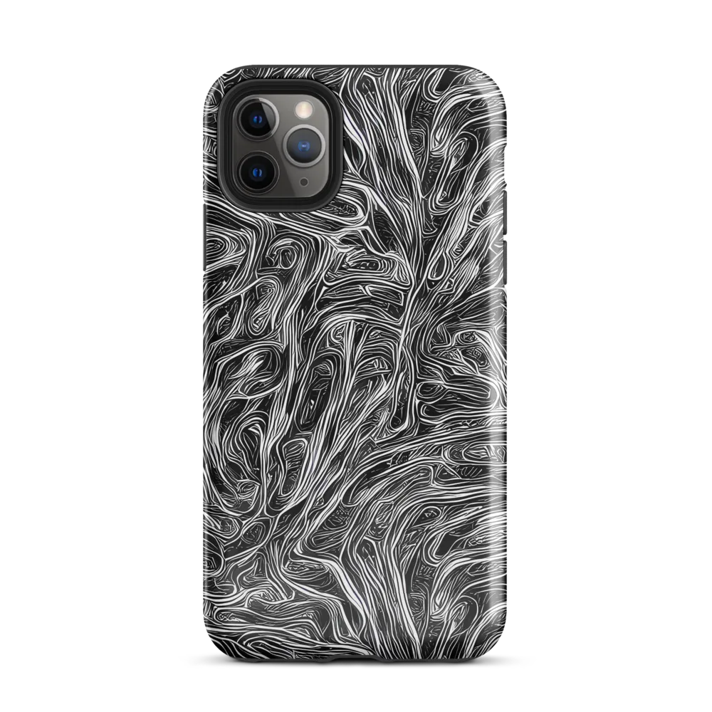 Liquid Timber on Tough Case for iPhone® — Front