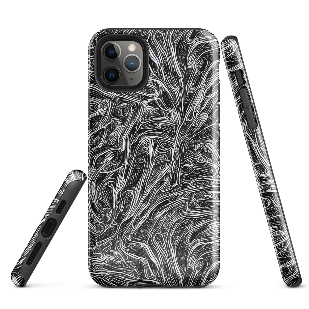 Liquid Timber on Tough Case for iPhone® — Front