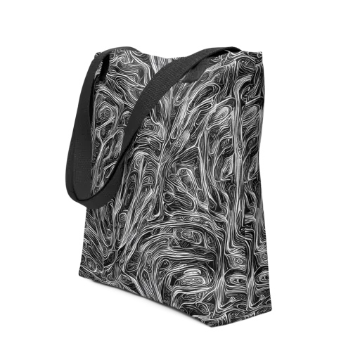Liquid Timber on a Tote Bag