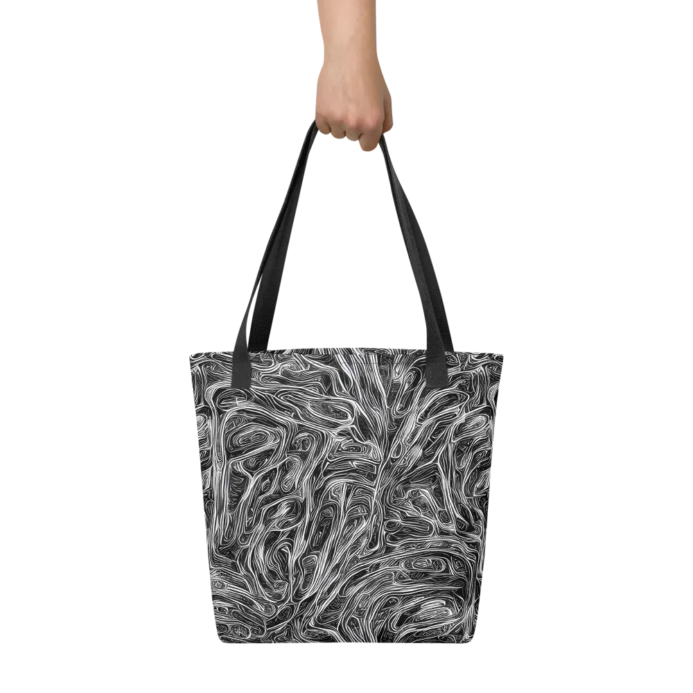 Liquid Timber on Tote Bag — Front