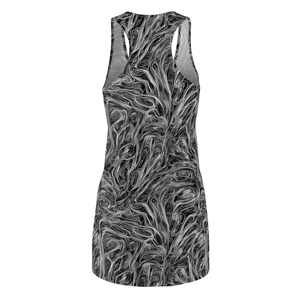 Liquid Timber on Racerback Dress — Back