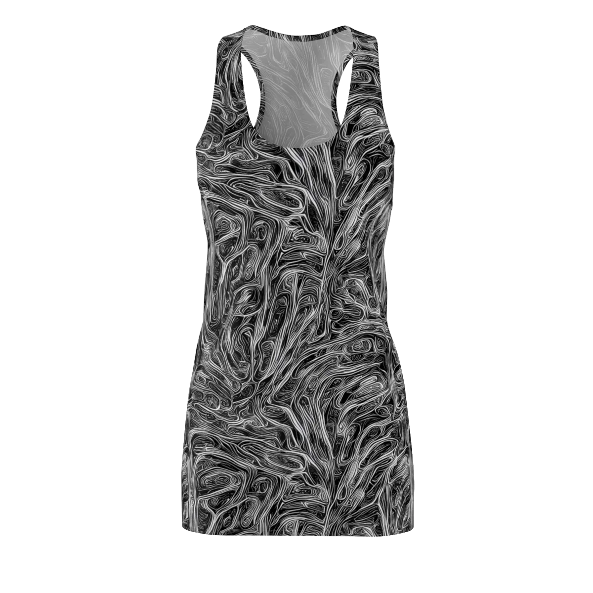 Liquid Timber on Racerback Dress — Front