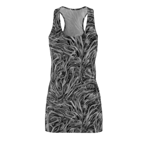 Liquid Timber on a Racerback Dress