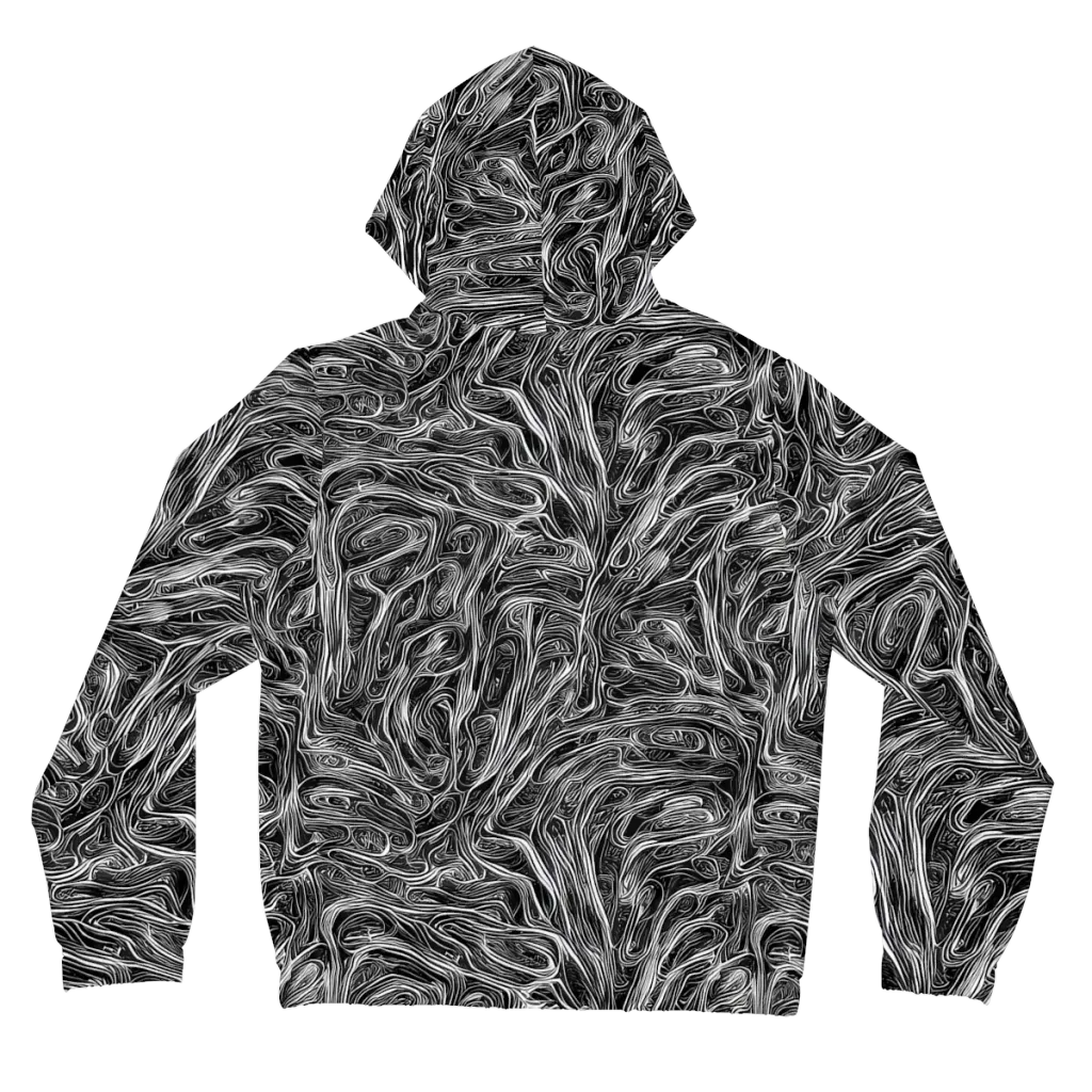 Liquid Timber on Women's Full-Zip Hoodie — Back