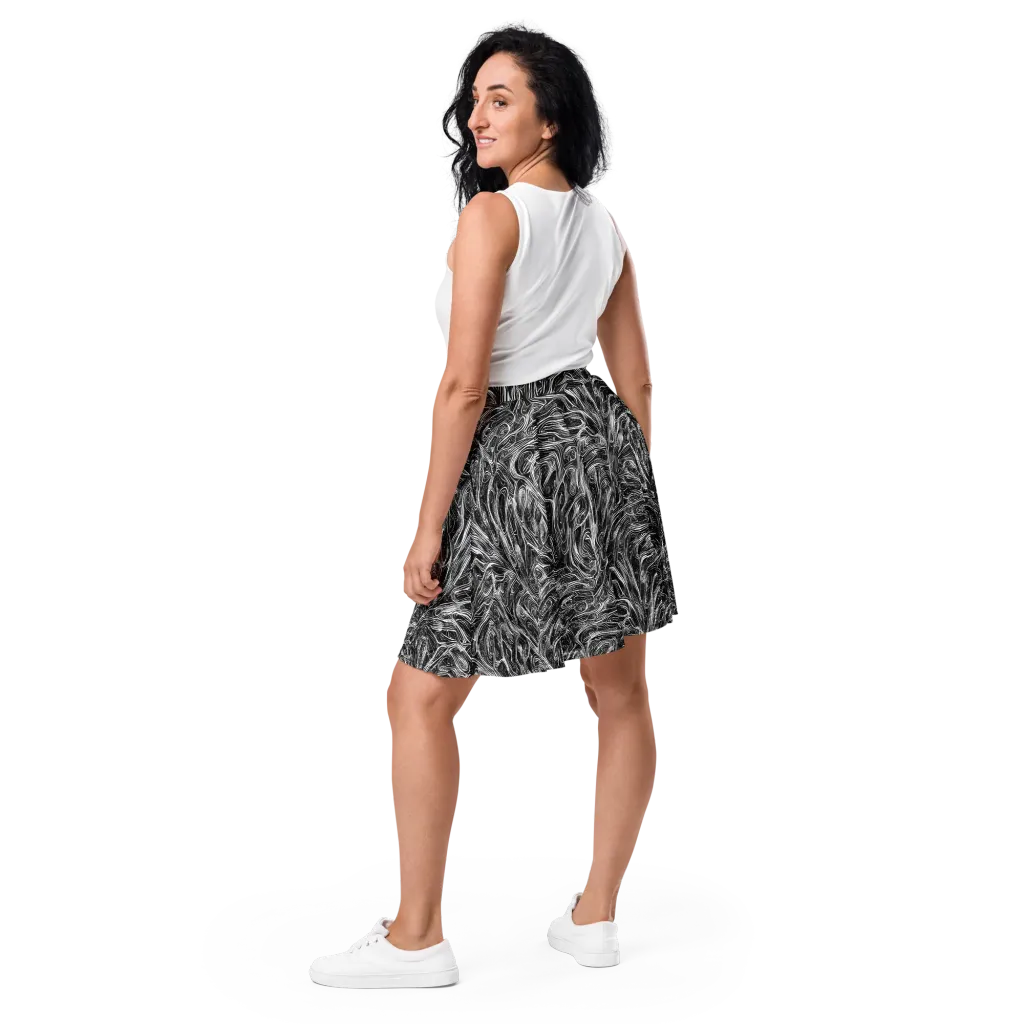 Liquid Timber on Skater Skirt — Back