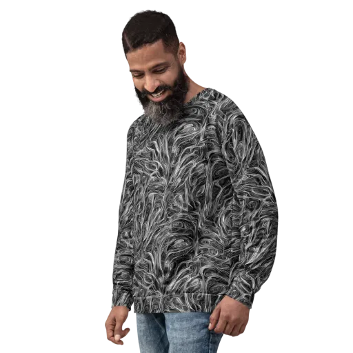 Liquid Timber on a Sweatshirt